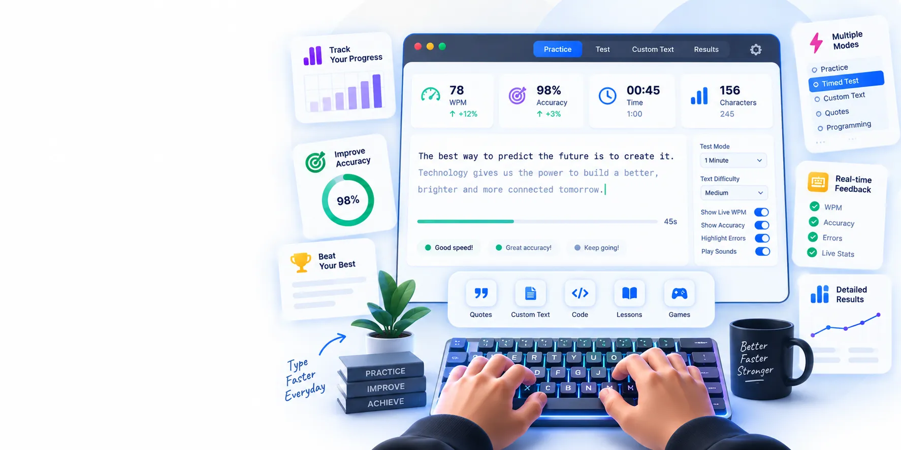 An interactive browser challenge with live scores and progress